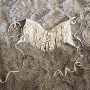 🤍 BIKINI FRINGE TOP